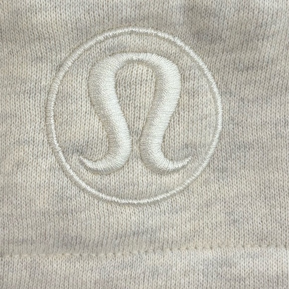 NWT Lululemon Scuba Full Zip Hoodie In Heathered Light Ivory Gold Size 2 - Picture 4 of 9